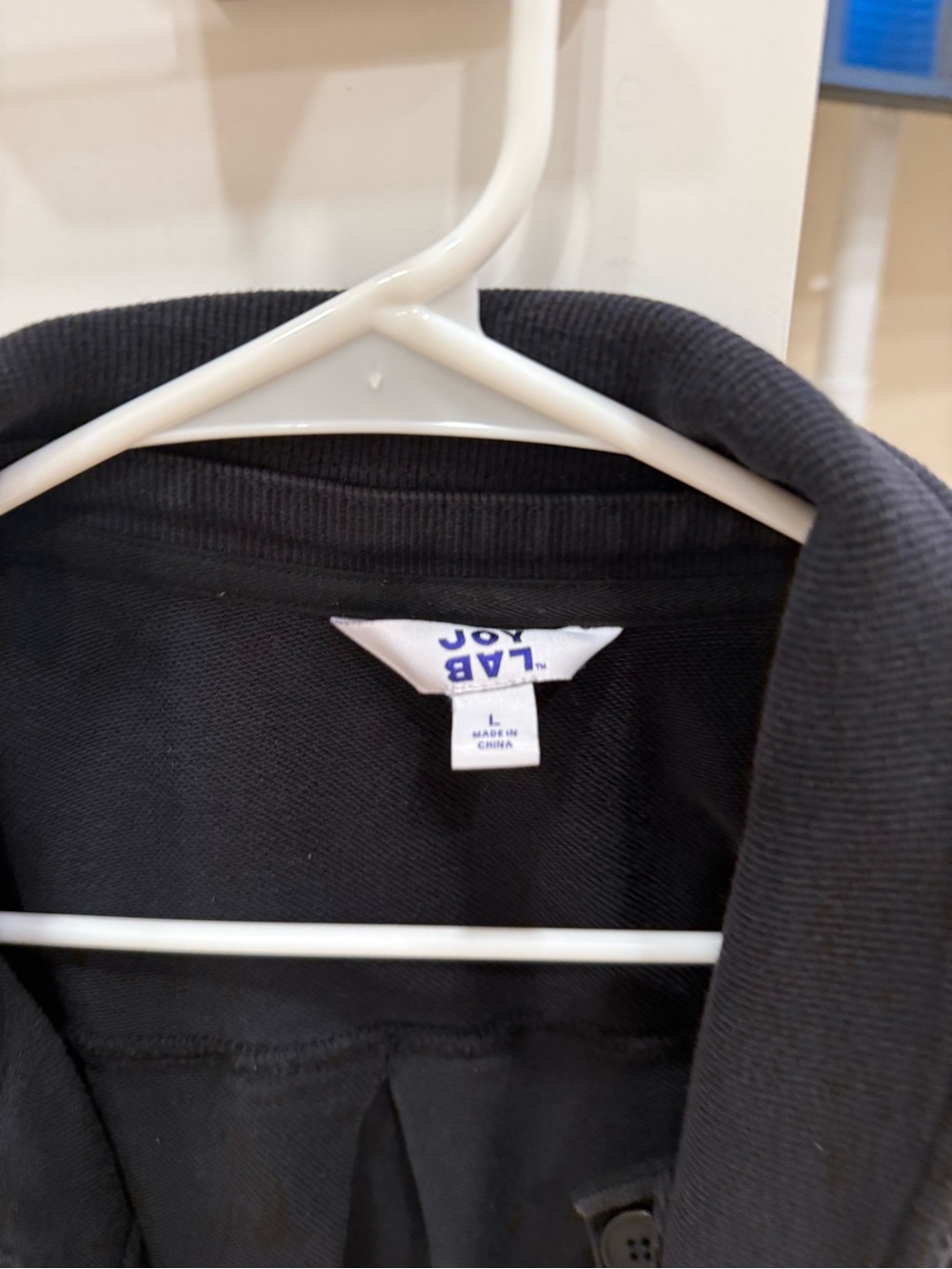 JoyLab Black Relaxed Button-Up Shacket - Picture 2 of 3